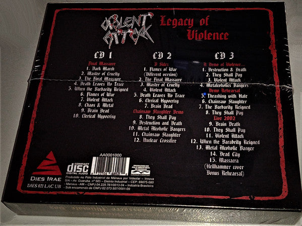 Violent Attack - Legacy Of Violence - The Final Massacre Ultimate Box - CD + 2xCD