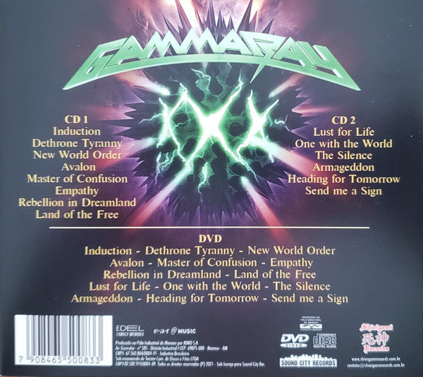 Gamma Ray - 30 Years Live Anniversary - 2xCD + DVD