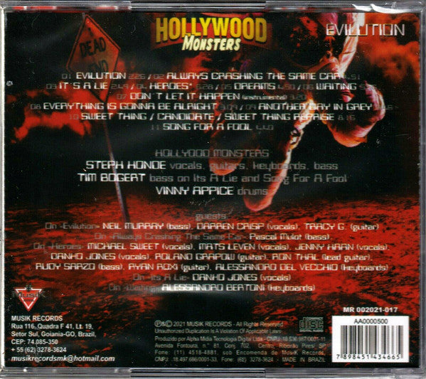 Hollywood Monsters - Evilution - CD