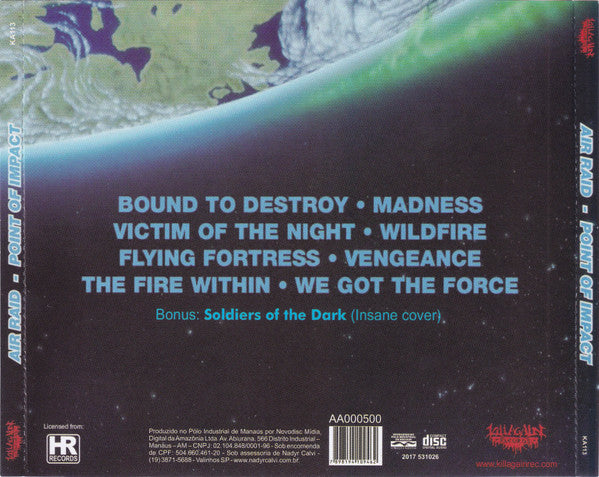 Air Raid – Point Of Impact CD