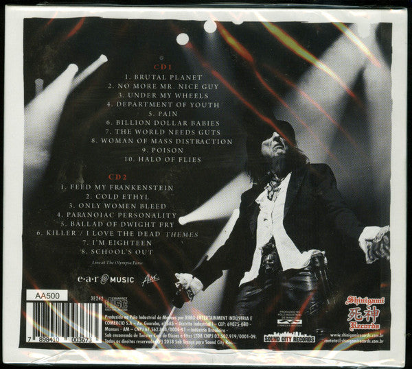 Alice Cooper – A Paranormal Evening With Alice Cooper At The Olympia Paris 2XCD