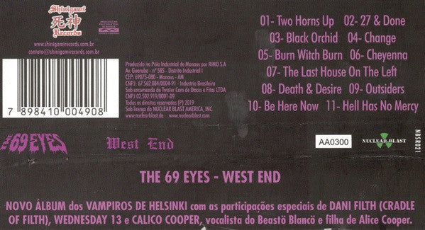 The 69 Eyes – West End CD