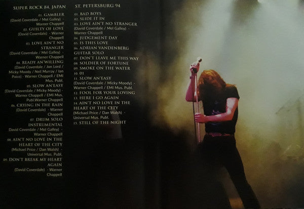 Whitesnake – Em Dobro: Super Rock 1984, Japan & Live In St. Petersburg 1994 DVD