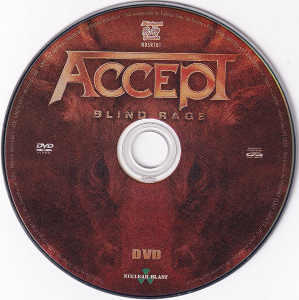 Accept – Blind Rage CD / DVD