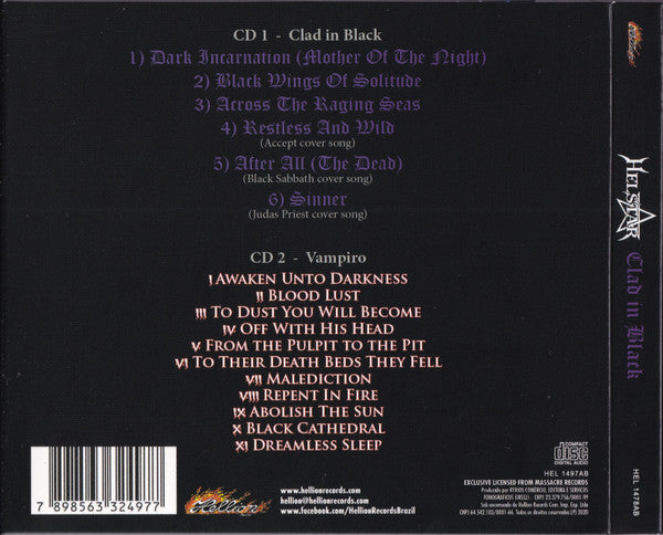 Helstar - Clad in Black 2xCD