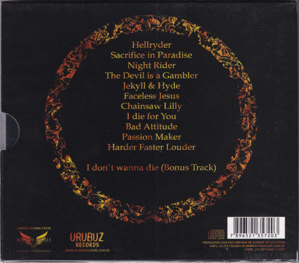Hellryder - The Devil Is A Gambler CD