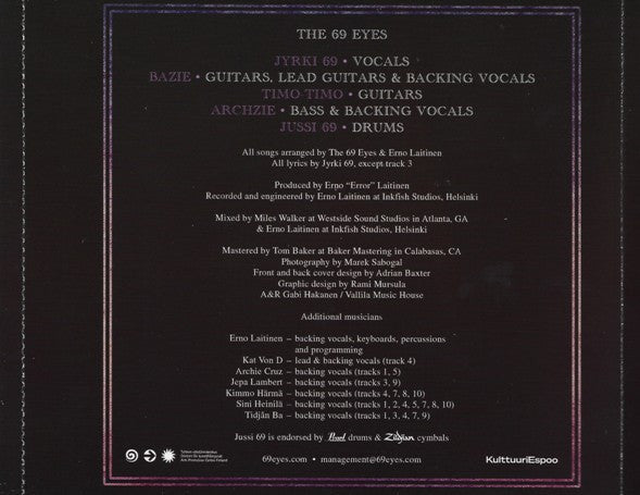 The 69 Eyes – Death Of Darkness CD