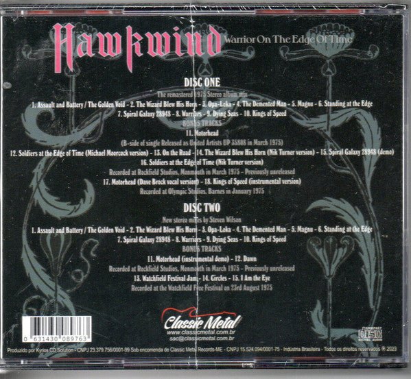 Hawkwind – Warrior On The Edge Of Time CD