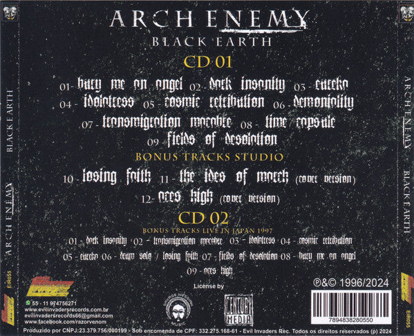 Arch Enemy - Black Earth 2xCD