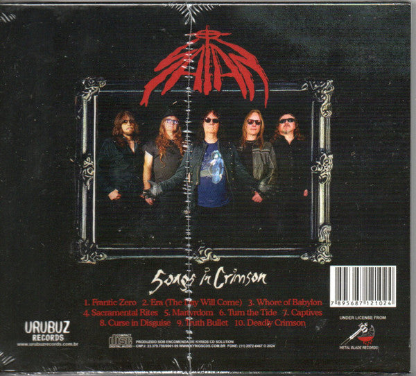 Satan - Songs in Crimson CD