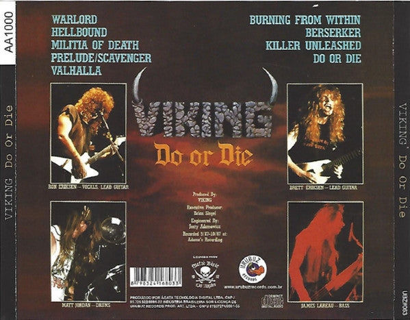 Viking - Do Or Die CD