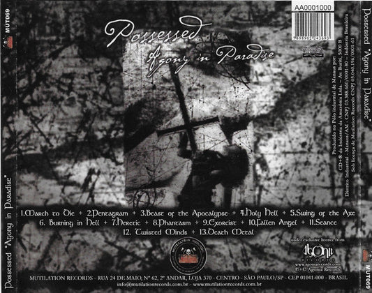 POSSESSED - Agony In Paradise CD