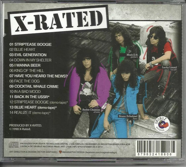 X-Rated - Shaking Like A Bad Machine CD