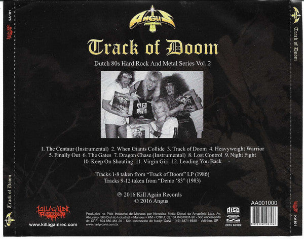Angus – Track Of Doom CD