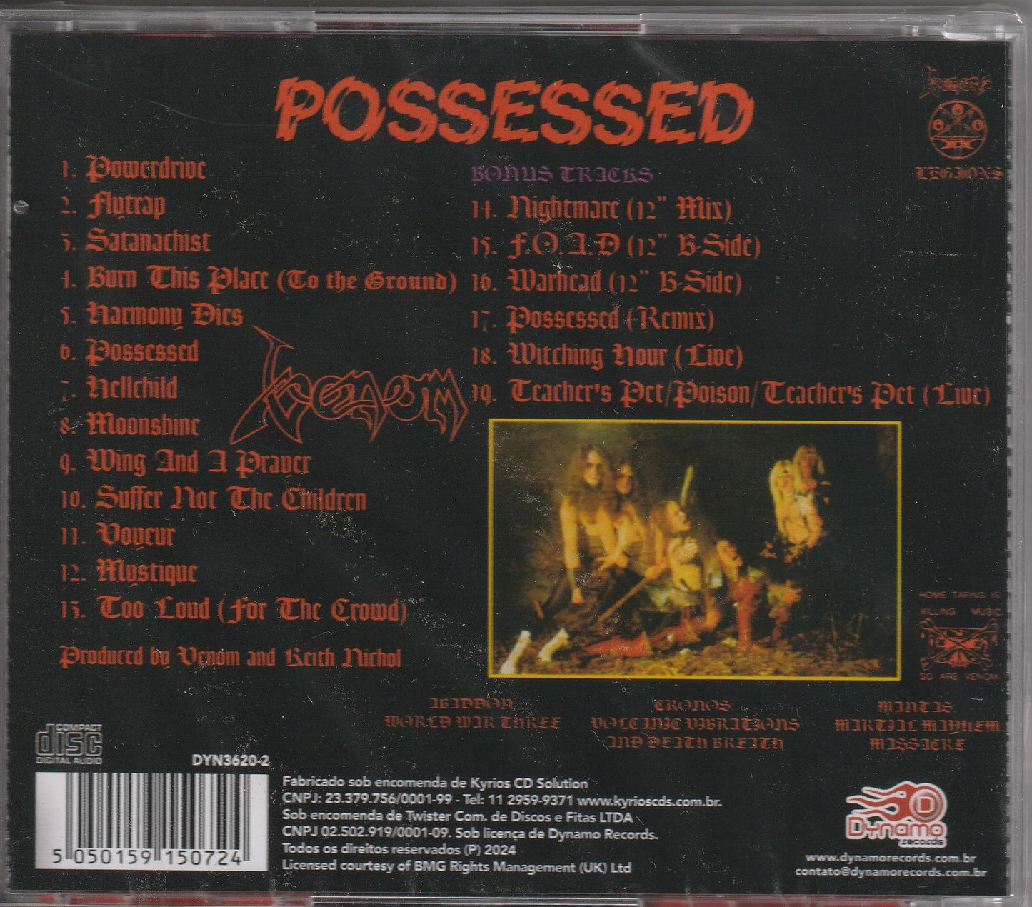 VENOM - Possessed CD