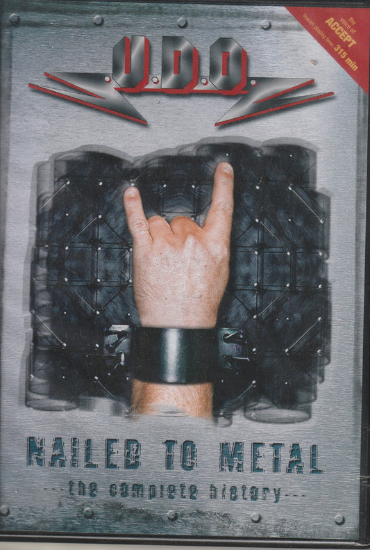 U.D.O. - Nailed To Metal - The Complete History DVD/CD
