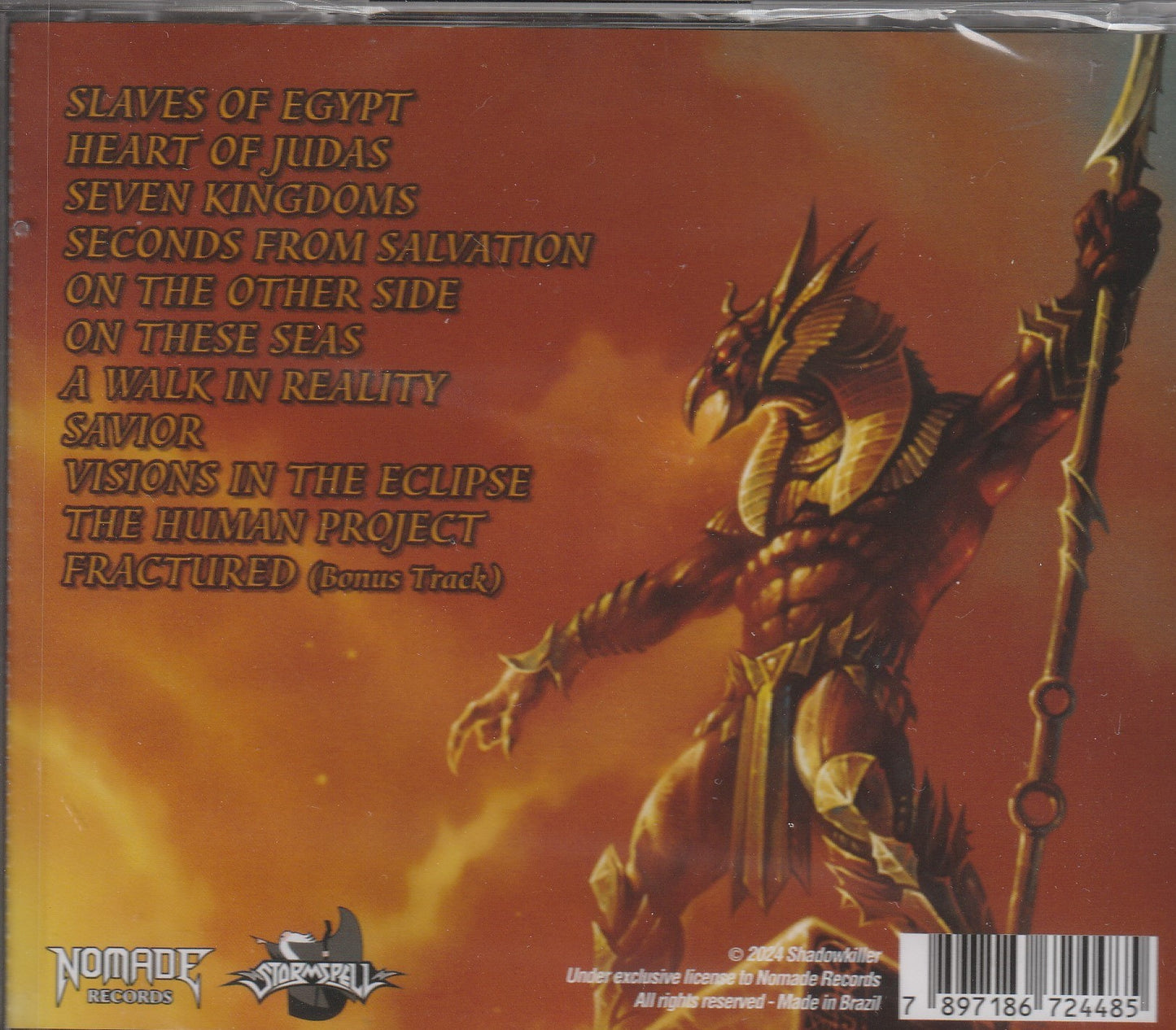 Shadowkiller - Slaves Of Egypt CD
