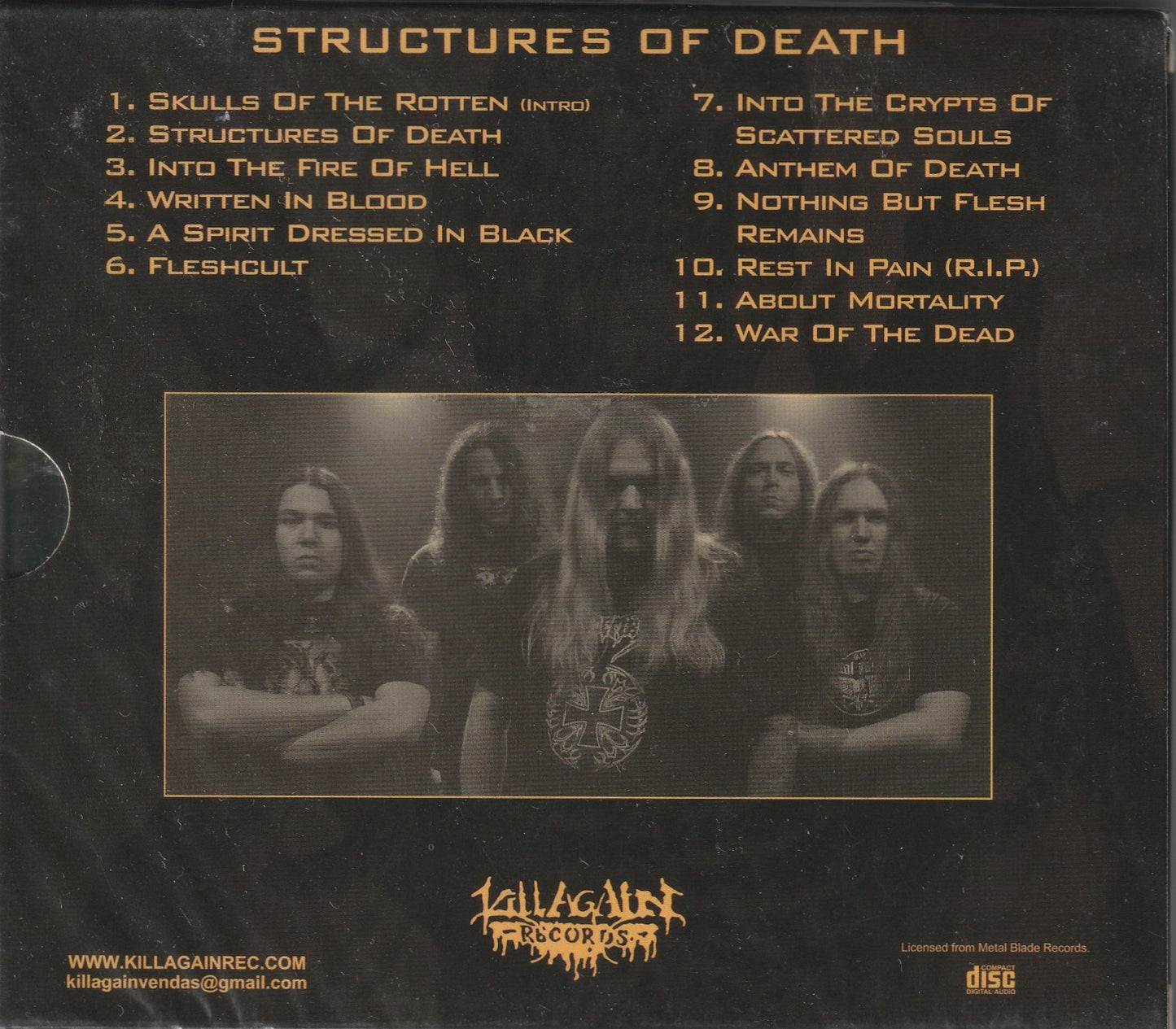 Fleshcrawl - Structures Of Death CD