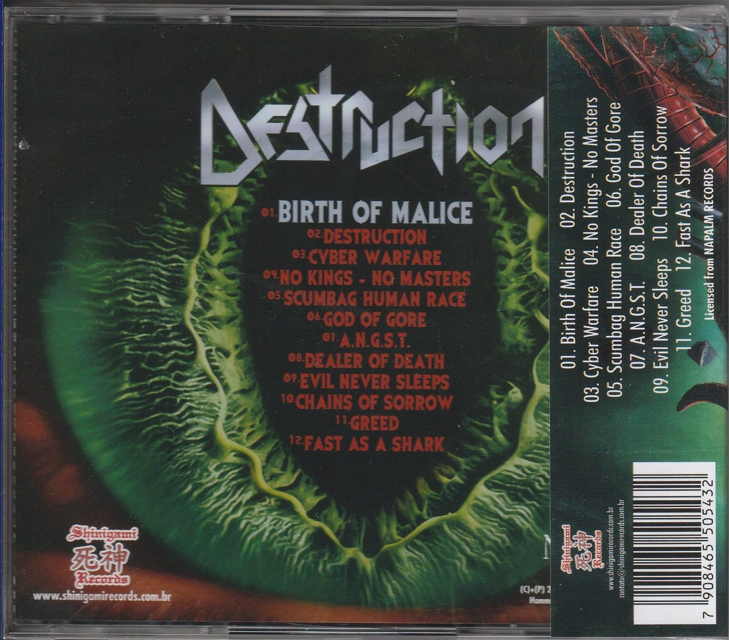 Destruction - Birth Of Malice CD