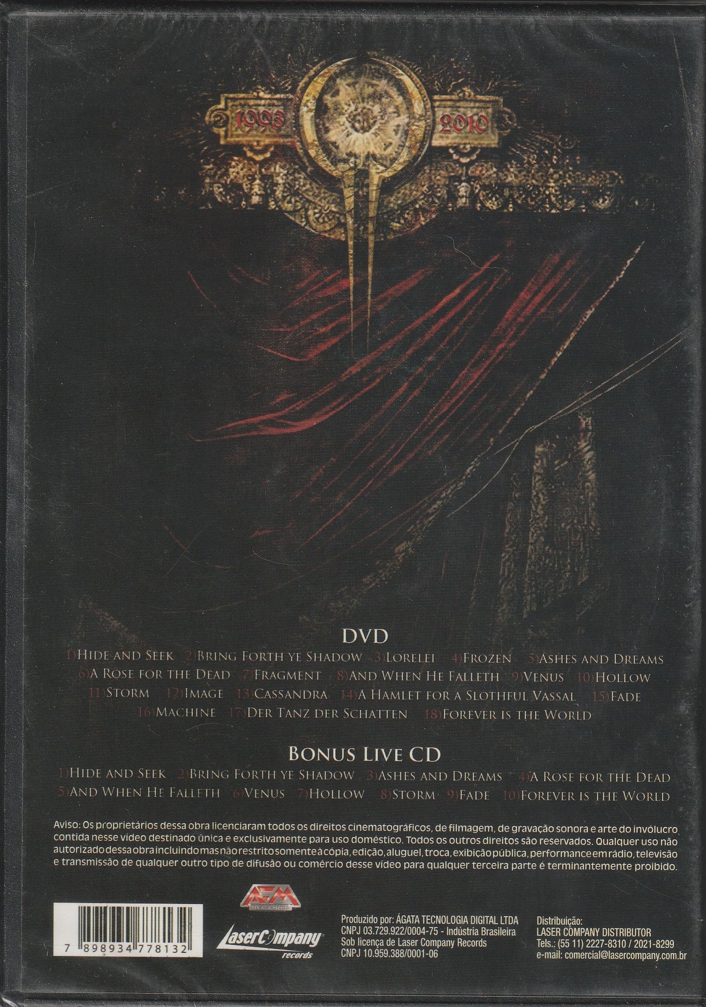 Theatre Of Tragedy - Last Curtain Call DVD + CD