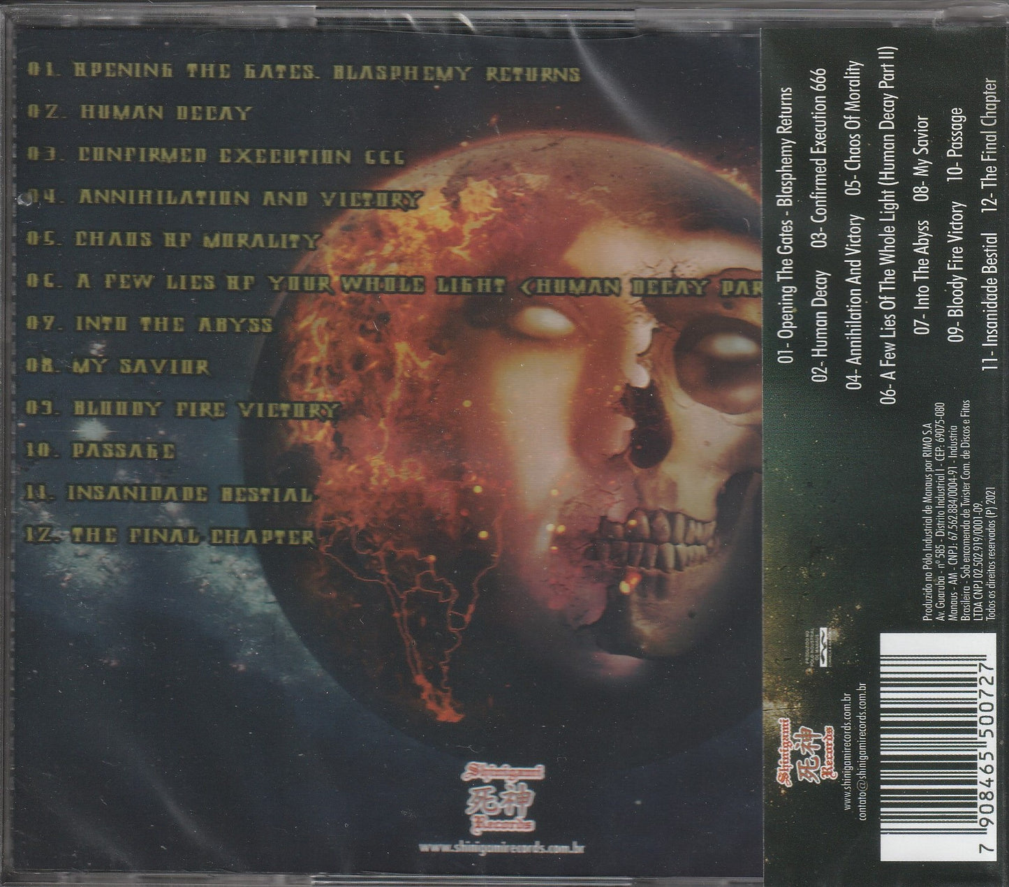 Crucifixion BR - Human Decay CD