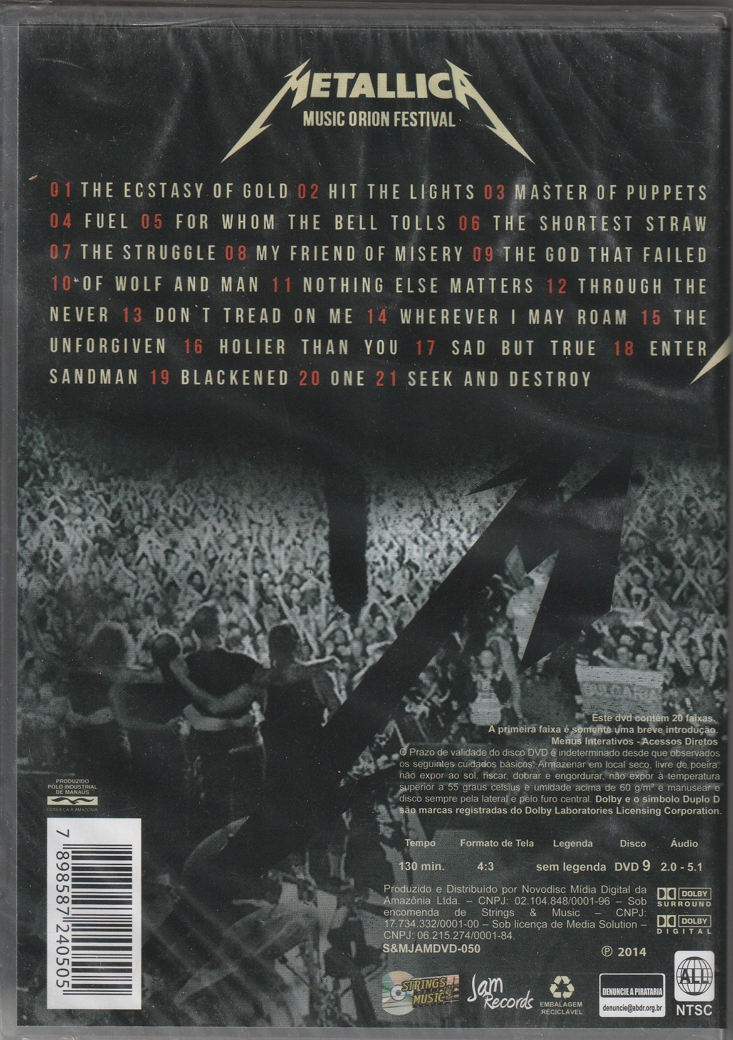 Metallica – Music Orion Festival DVD