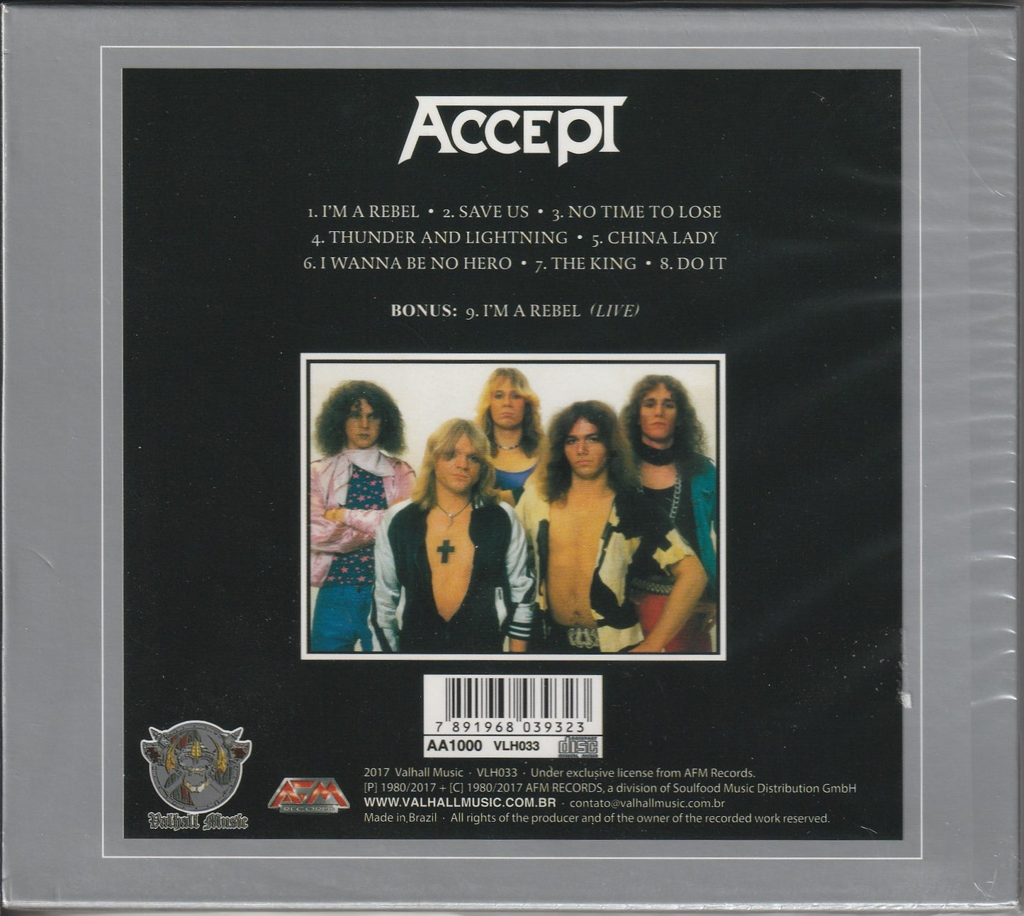 Accept – I’m A Rebel (Platinum Edition) CD