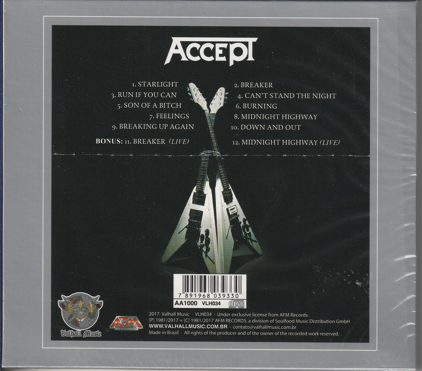 Accept – Breaker (Platinum Edition) CD