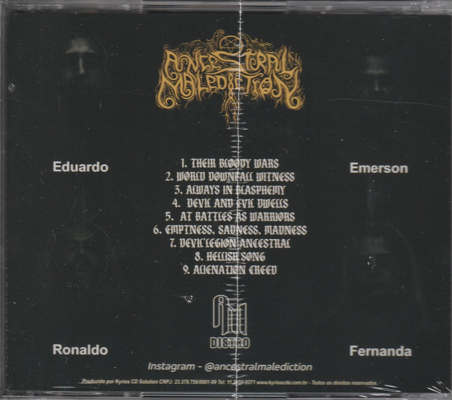Ancestral Malediction - Destructive Dissonance CD