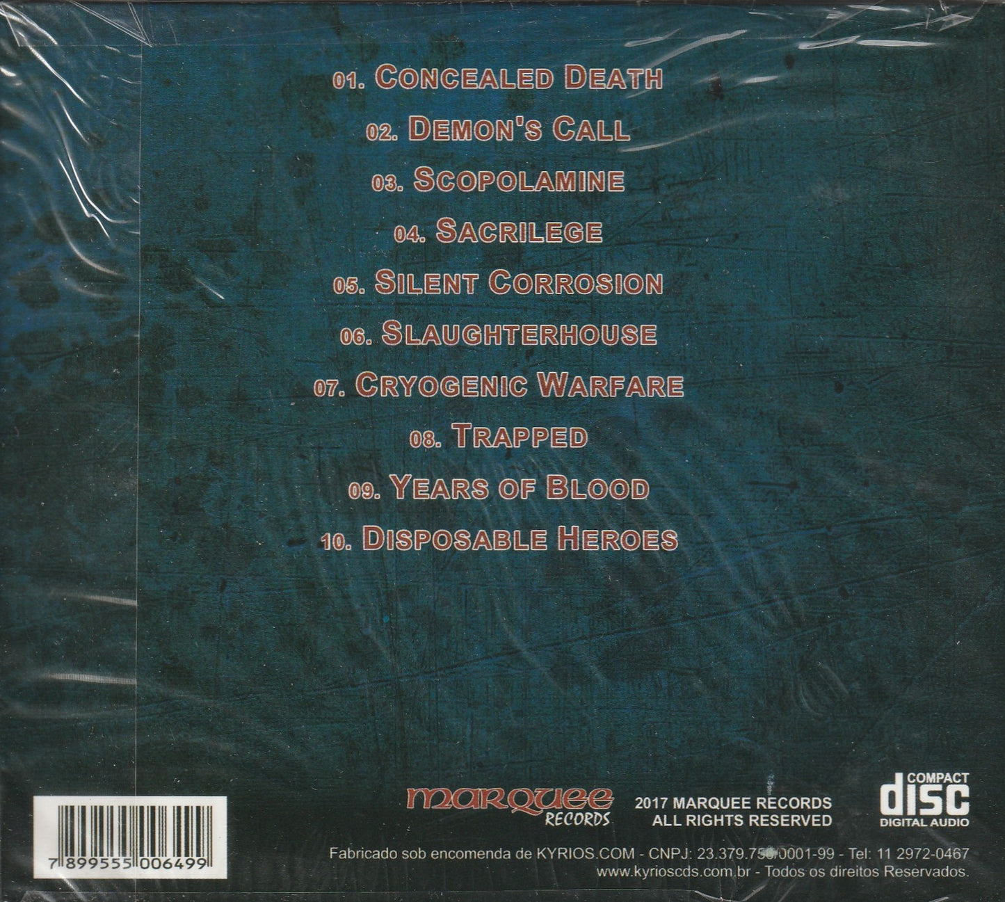 Asylum – Concealed Death CD