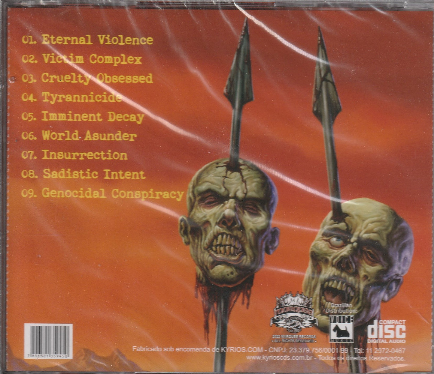 Asylum – Tyrannicide CD
