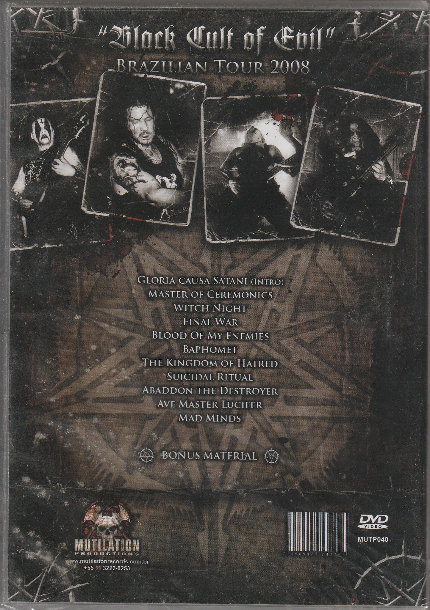 Besatt – Black Cult Of Evil: Brazilian Tour 2008 DVD