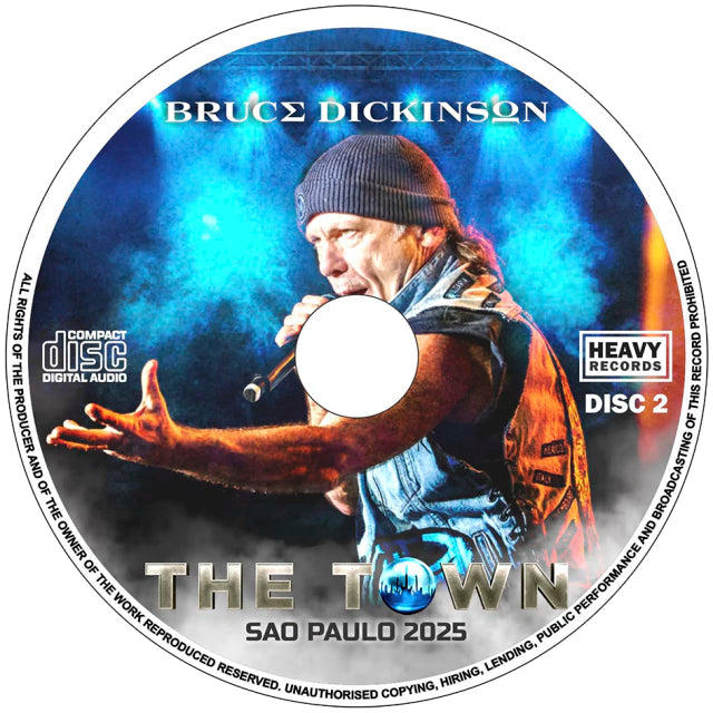 Bruce Dickinson - The Town 2025 Sao Paulo 2xCD