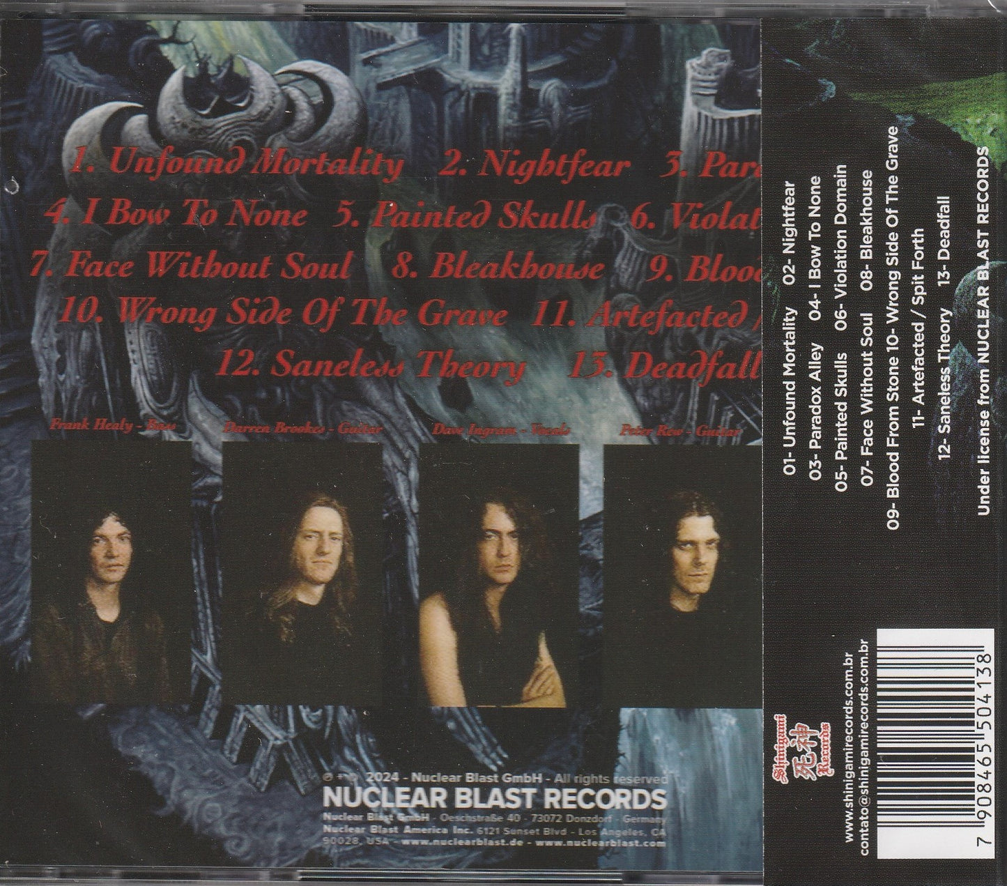 Benediction - Transcend The Rubicon CD