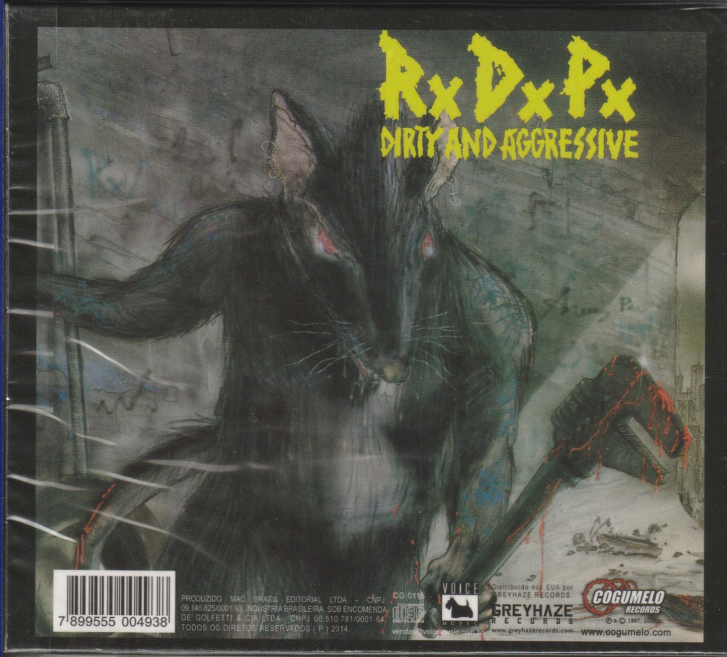 Ratos De Porão - Cada Dia Mais Sujo E Agressivo / Dirty And Agressive - CD