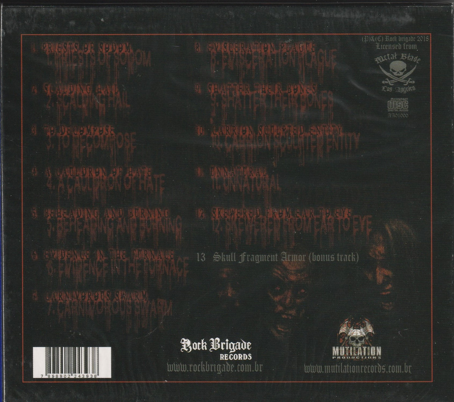 Cannibal Corpse – Evisceration Plague CD