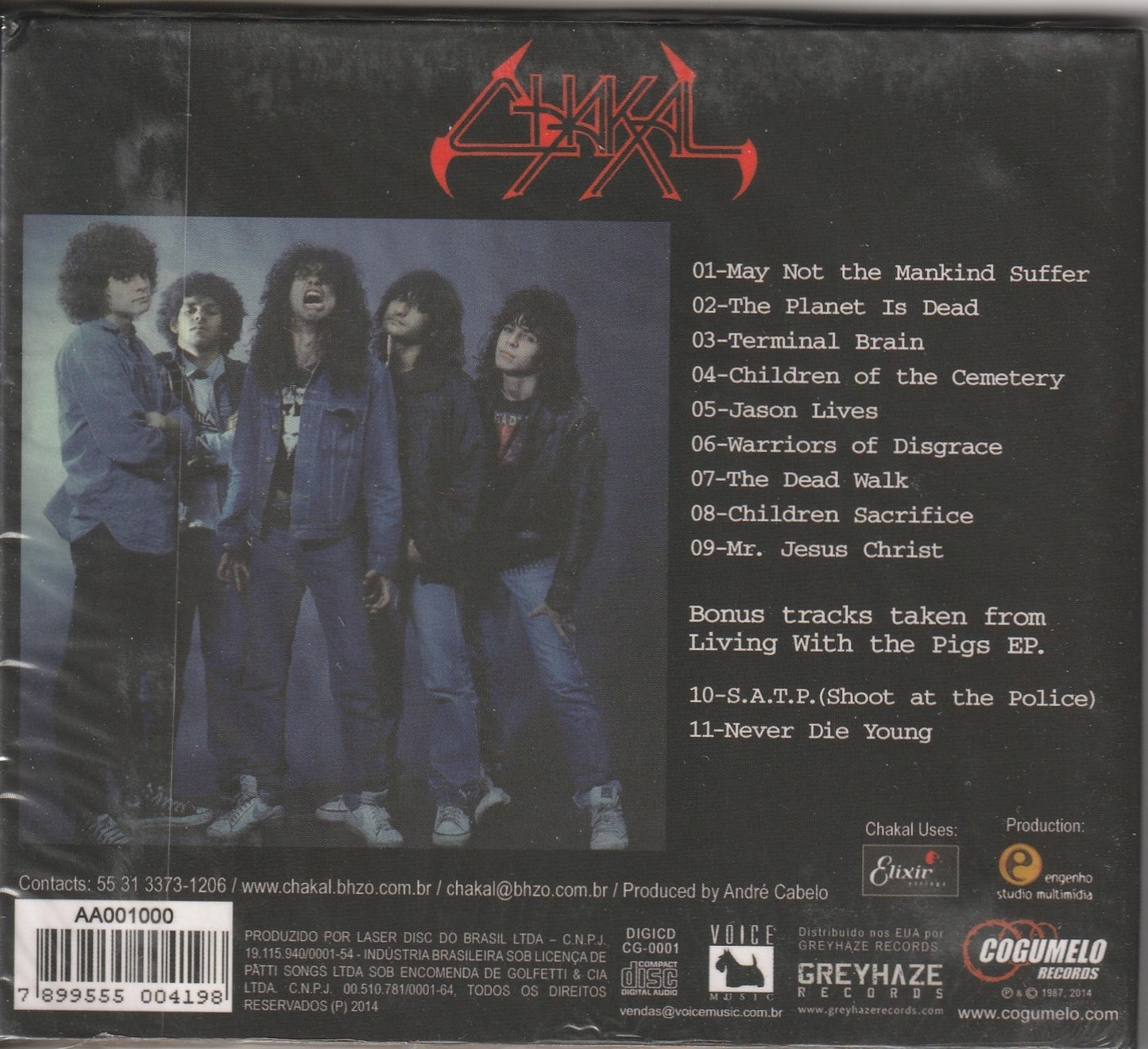 Chakal - Abominable Anno Domini / Living With The Pigs CD Digipak