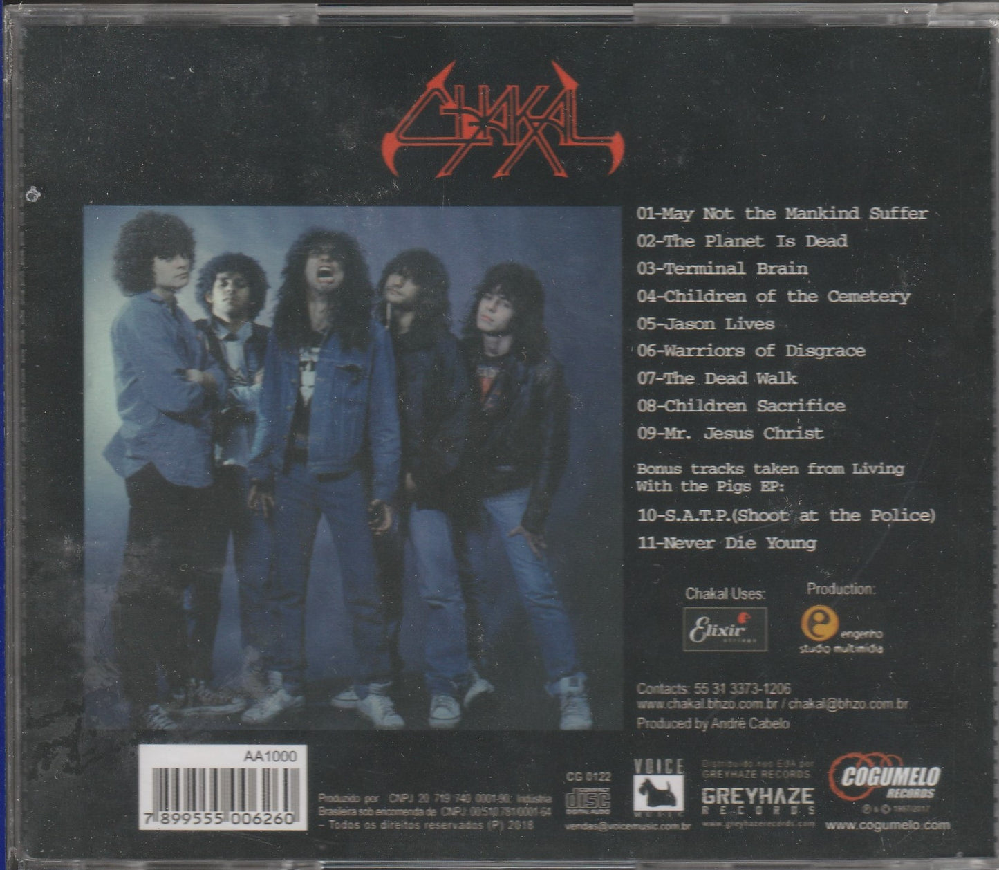 Chakal - Abominable Anno Domini / Living With The Pigs CD