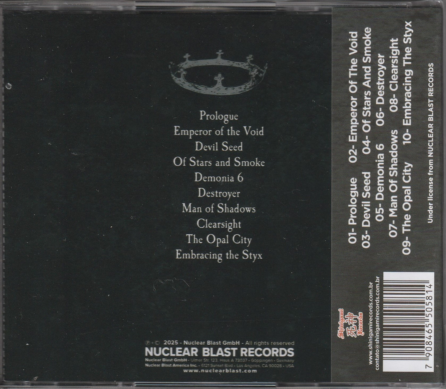 Candlemass – The King Of The Grey Island CD