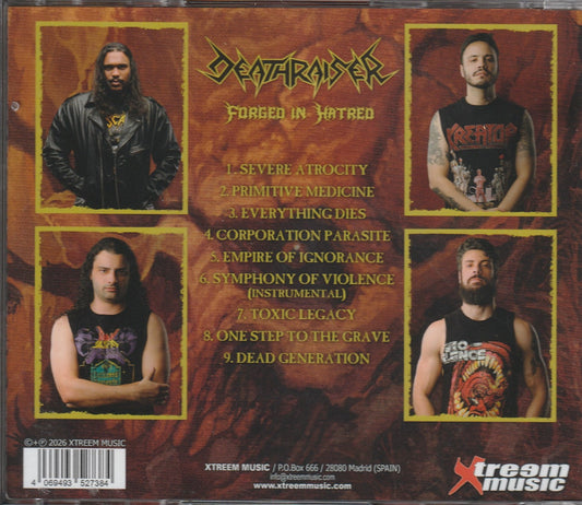 Deathraiser - Forged In Hatred CD