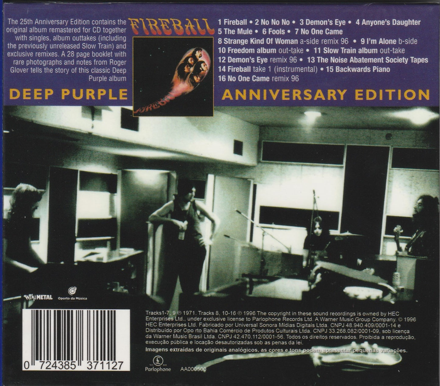 Deep Purple - Fireball Anniversary Edition CD