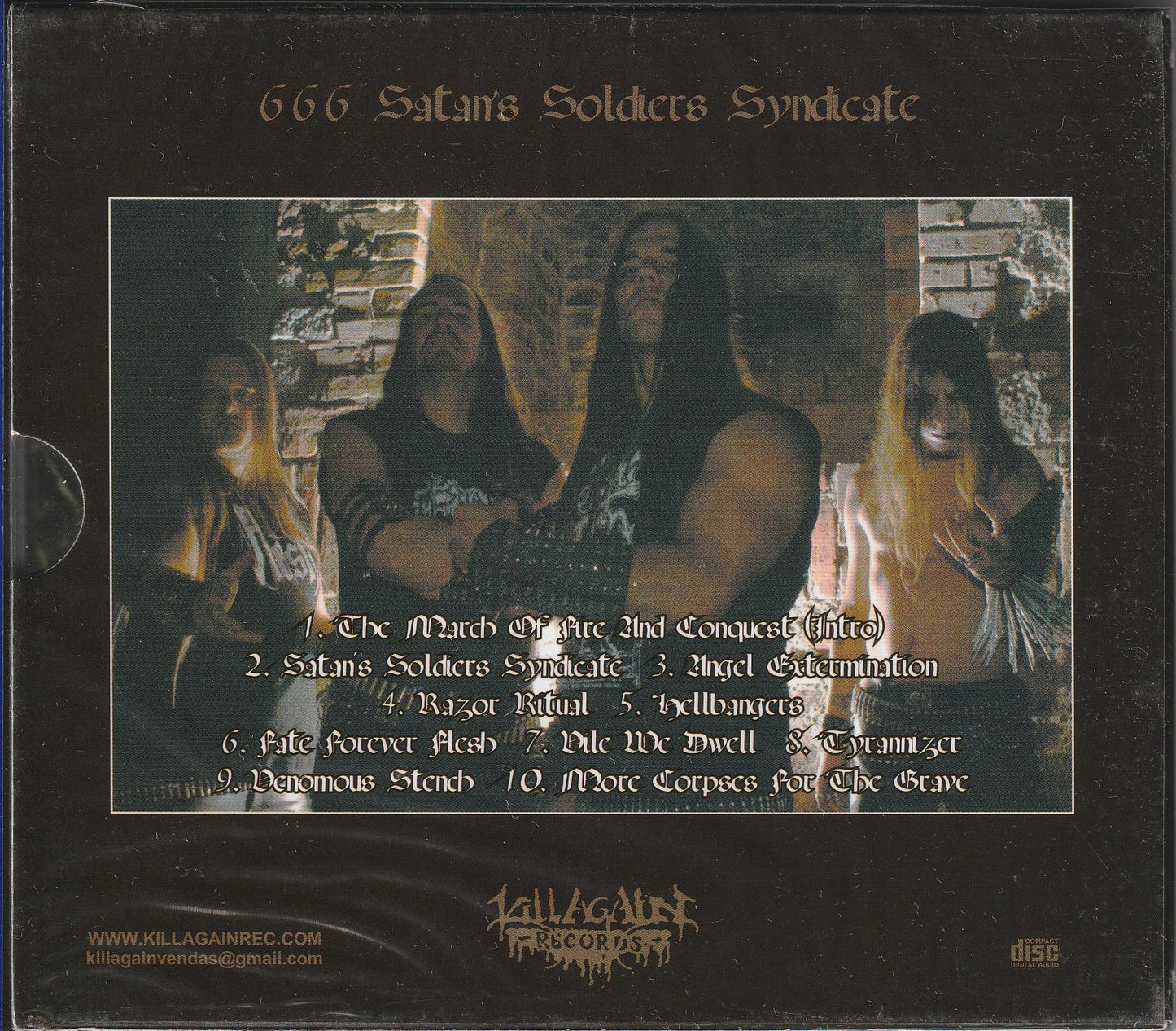 Desaster - 666 - Satan's Soldiers Syndicate CD