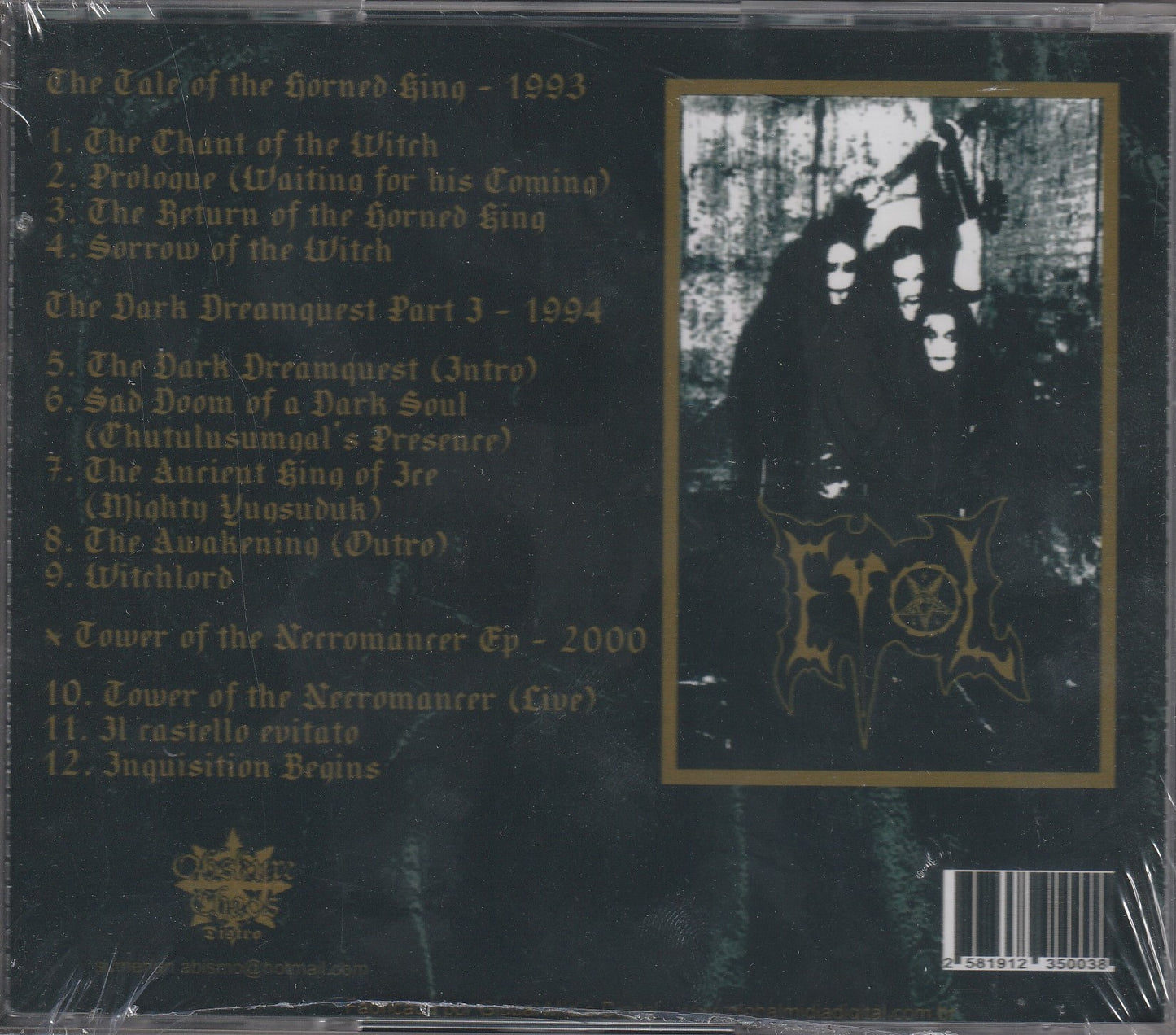 Evol - The Tale Of The Dark Dreamquest – Demo Tape 1993 / 1994 CD