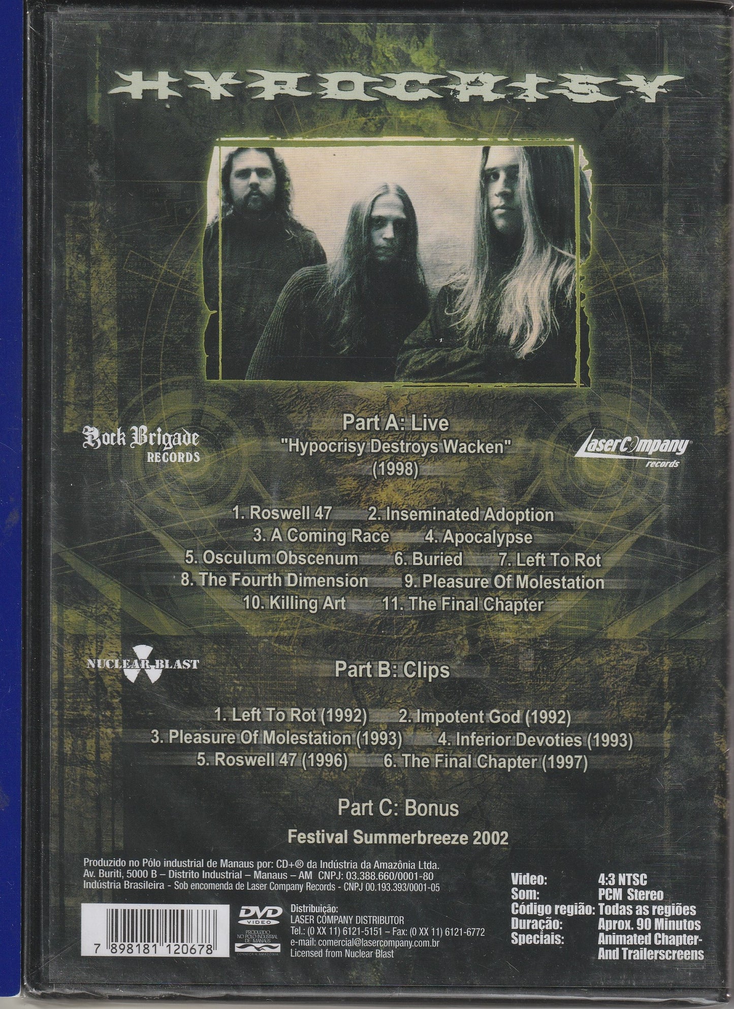 Hypocrisy - Live & Clips DVD