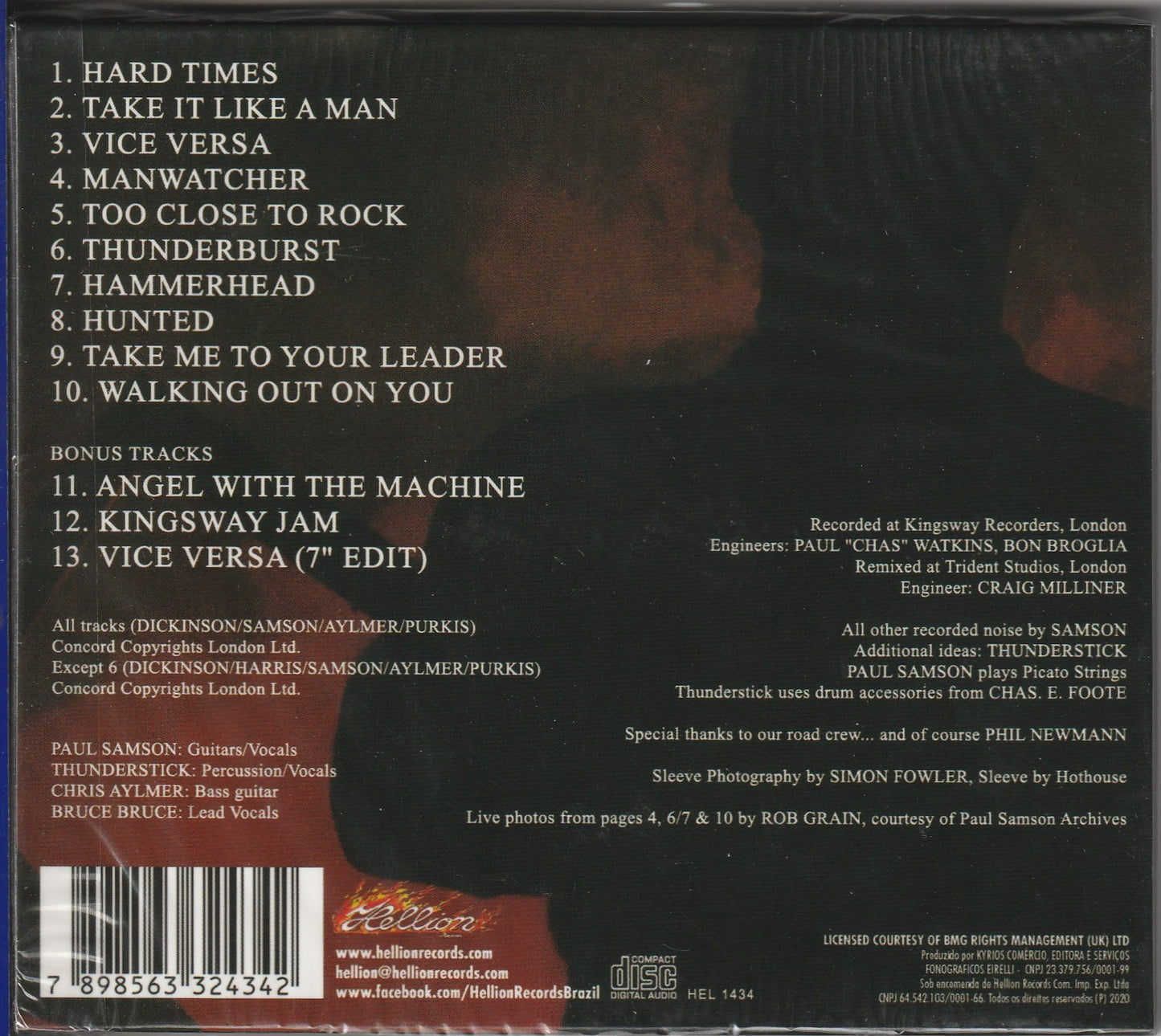 Samson - Head On CD