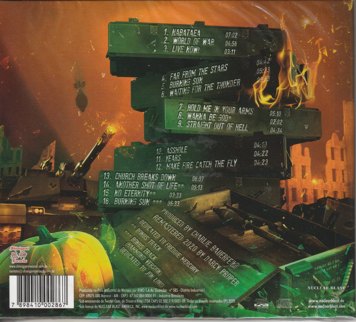 Helloween - Straight Out Of Hell CD