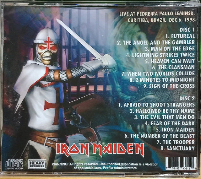 Iron Maiden - Live Skol Rock Curitiba 1998 2xCD