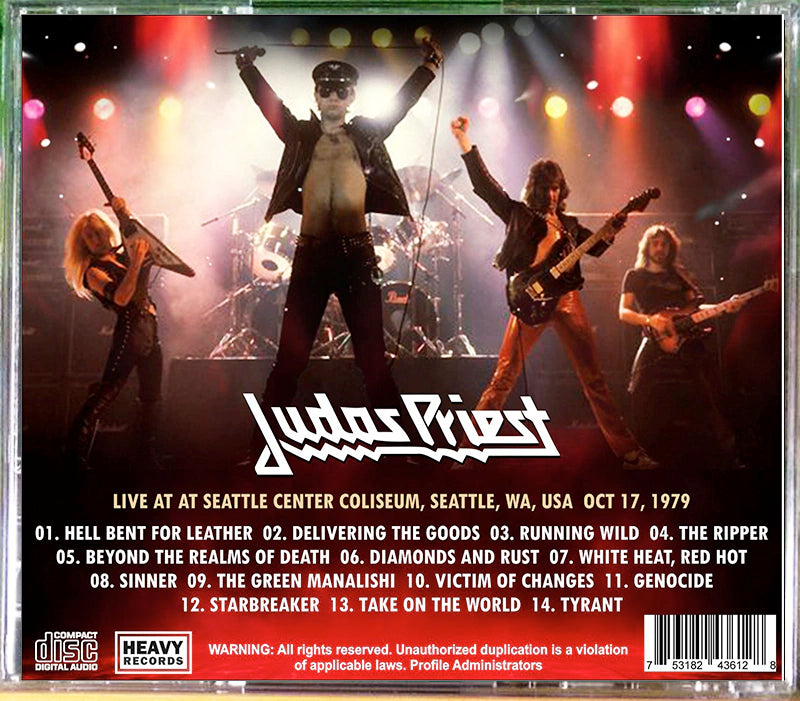 Judas Priest - Hell Bent for Seattle CD