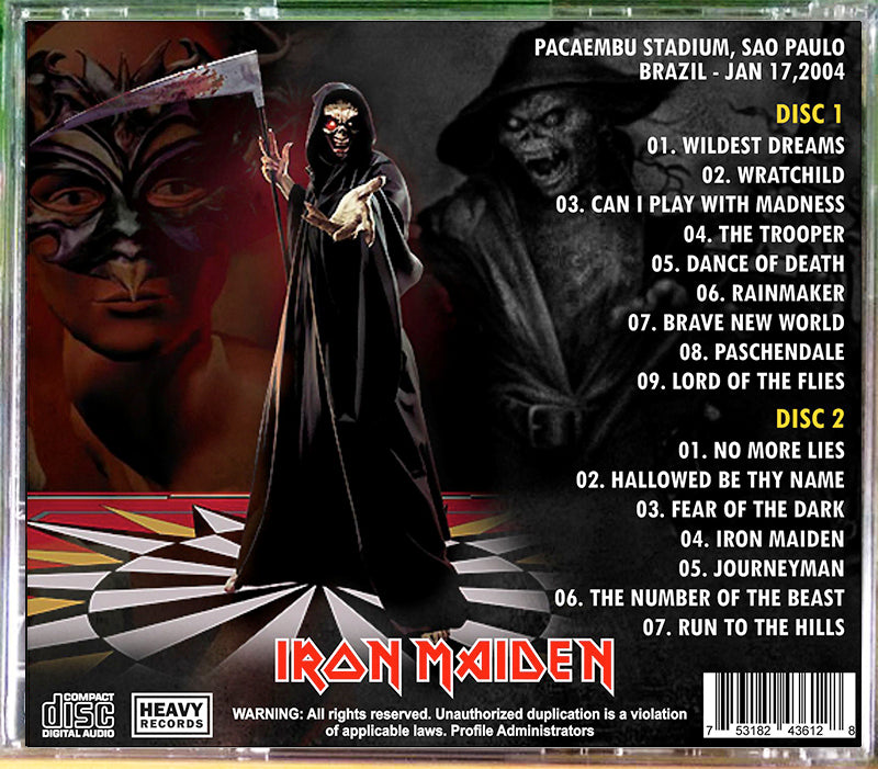 Iron Maiden - Dance Of Death In Sao Paulo 2004 2xCD