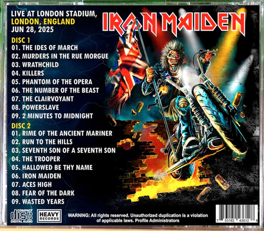 Iron Maiden - Live in London Stadium 2025 2xCD
